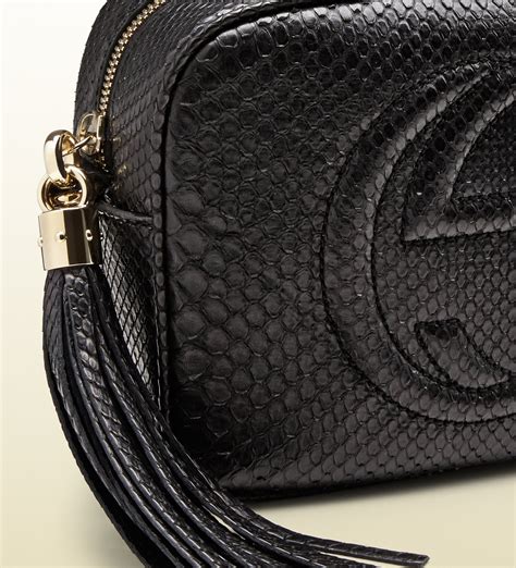 gucci black disco|black Gucci soho disco bag.